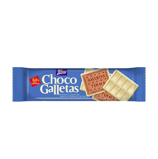 Choco Galletas Tirma Canarias Pack 2 Paquetes Chocolate Y blanco Deliciosas