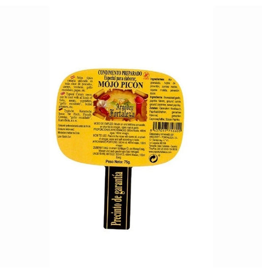 Condimento para MOJO PICÓN 75gr Islas Canarias "ARGODEY FORTALEZA"