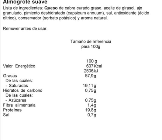 Almogrote Suave 200ml – Tradición y Sabor de las Islas Canarias