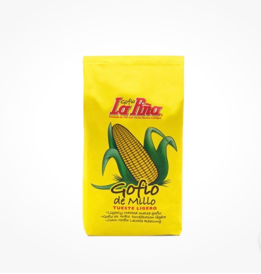 Canary Islands Gofio Corn Flour 500g | Gofio Canario La Piña Millo Tueste Ligero