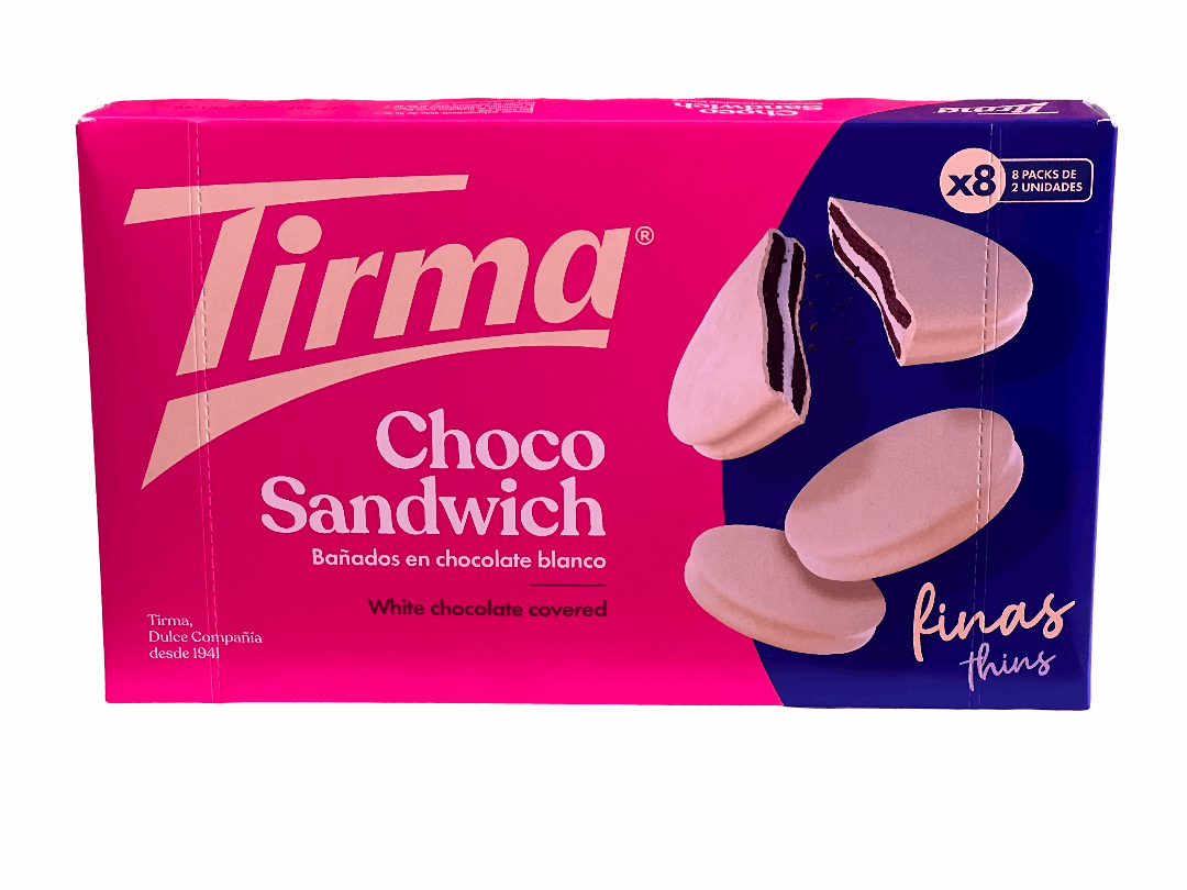 Lote de chocolates y ambrosías Tirma de Tropical Canary Shop en paquete de regalo, con dulces canarios tradicionales y presentados en caja.
