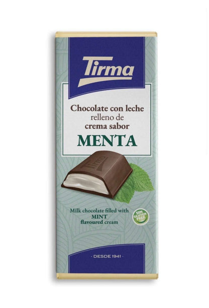 Paquete de 5 chocolates Tirma de sabores canarios: fresa, naranja, plátano y menta, de la marca Tropical Canary Shop.
