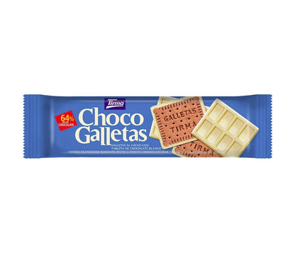 Choco Galletas Tirma Canarias Pack 2 Paquetes Chocolate Y blanco Deliciosas
