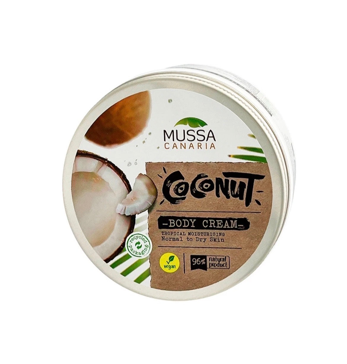 Crema Corporal Vegana Coco 70ml Natural | Hidratante | Producto Canario