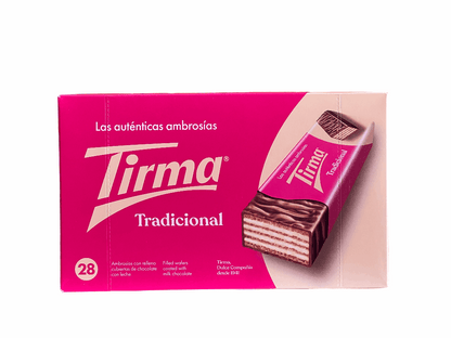 Dulces canarios Tirma en paquete de chocolates y ambrosías, variedad de dulces en caja de regalo Tropical Canary Shop