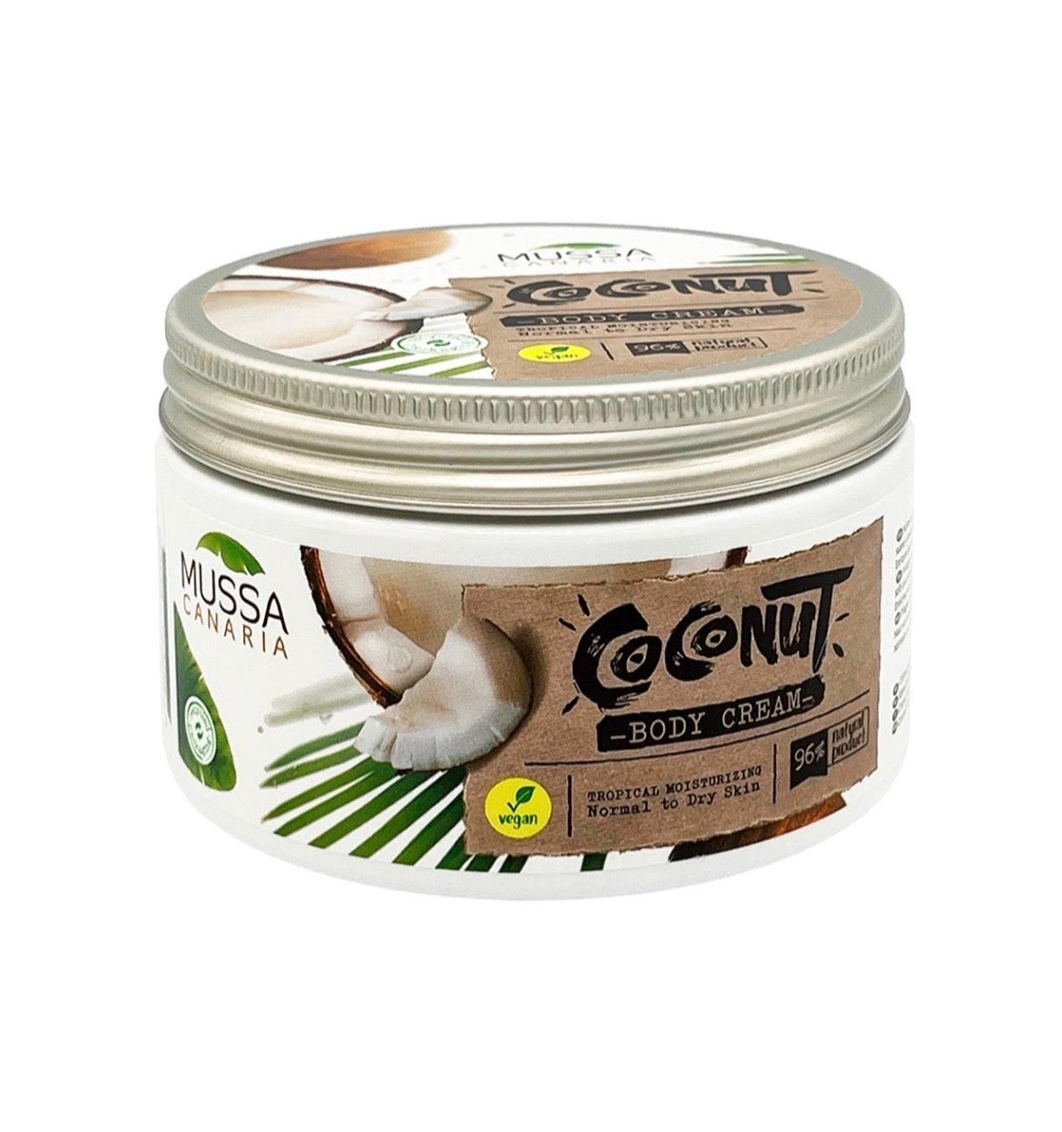 Crema Corporal Vegana Coco 70ml Natural | Hidratante | Producto Canario